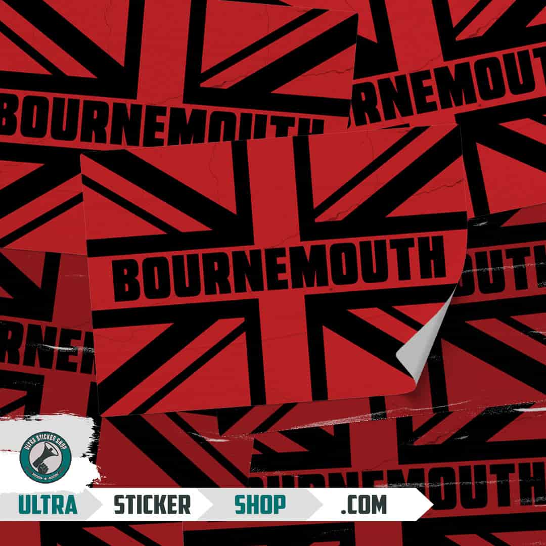 Bournemouth Union Jack Stickers