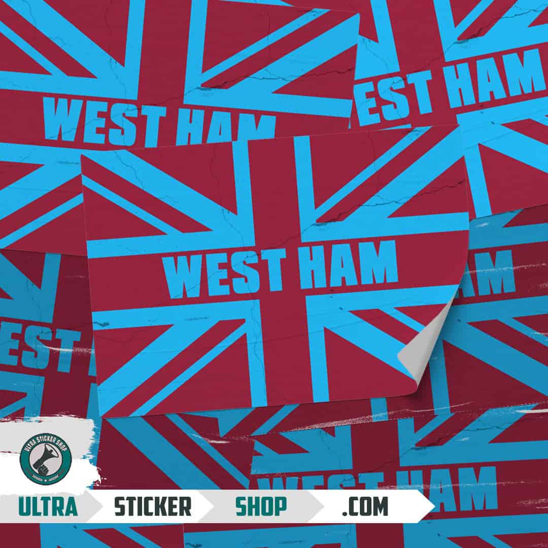 West Ham Union Jack Stickers