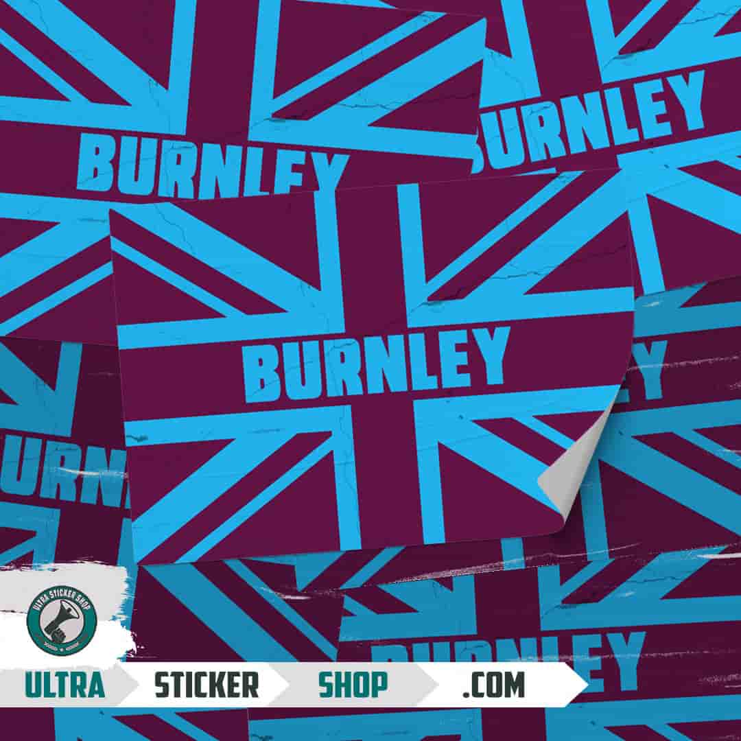 Burnley Union Jack Stickers