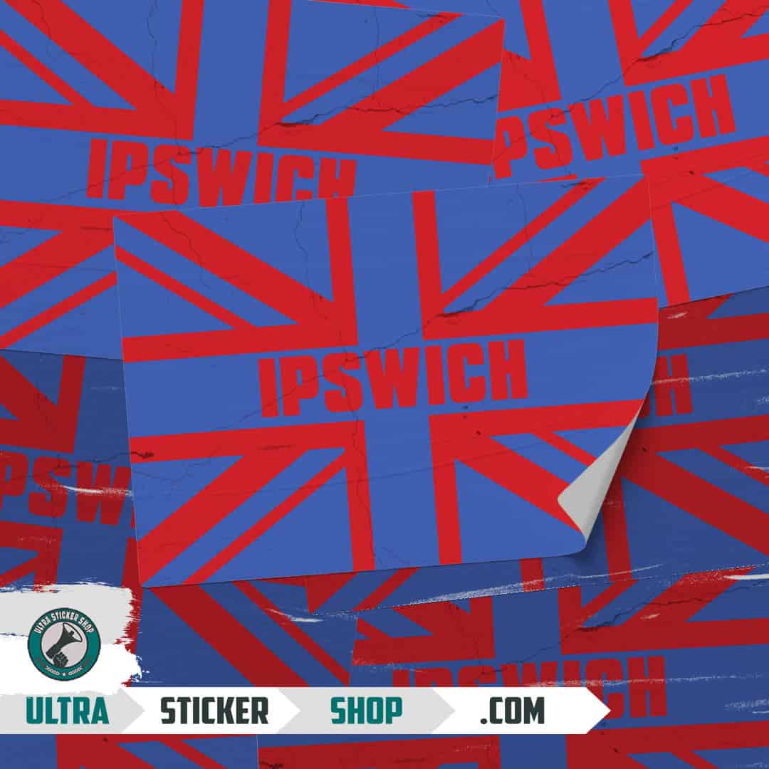 Ipswich Union Jack Stickers