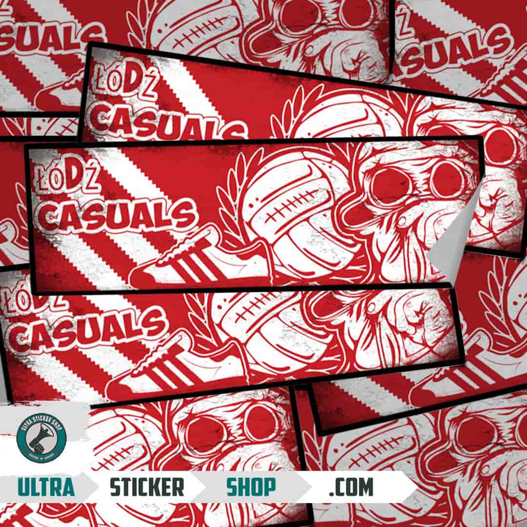 Łódź casuals Stickers