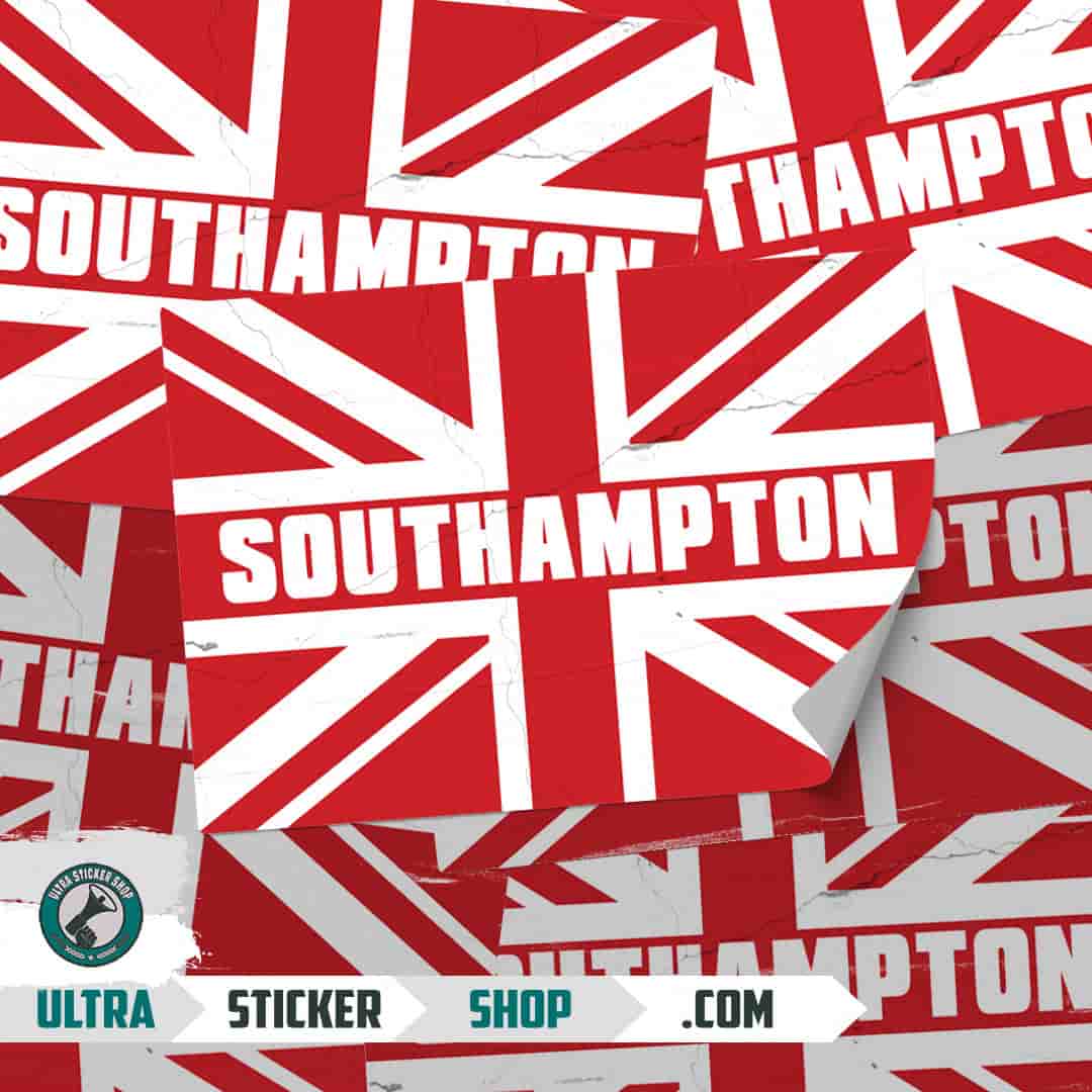 Southampton Union Jack Stickers