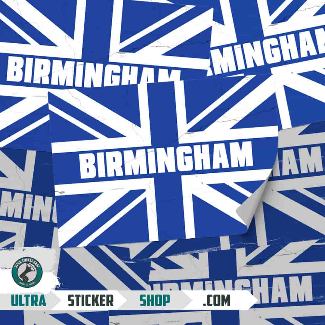 Birmingham Union Jack Stickers