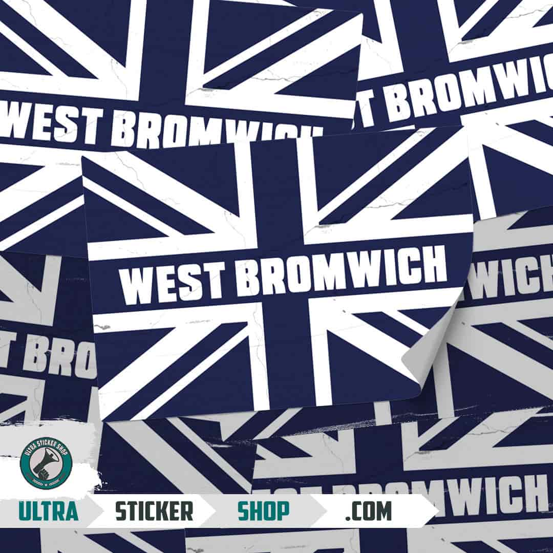 West Bromwich Union Jack Stickers