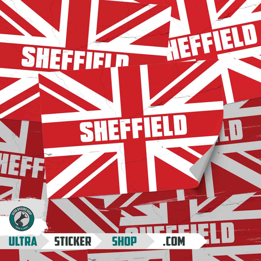 Sheffield Union Jack Stickers