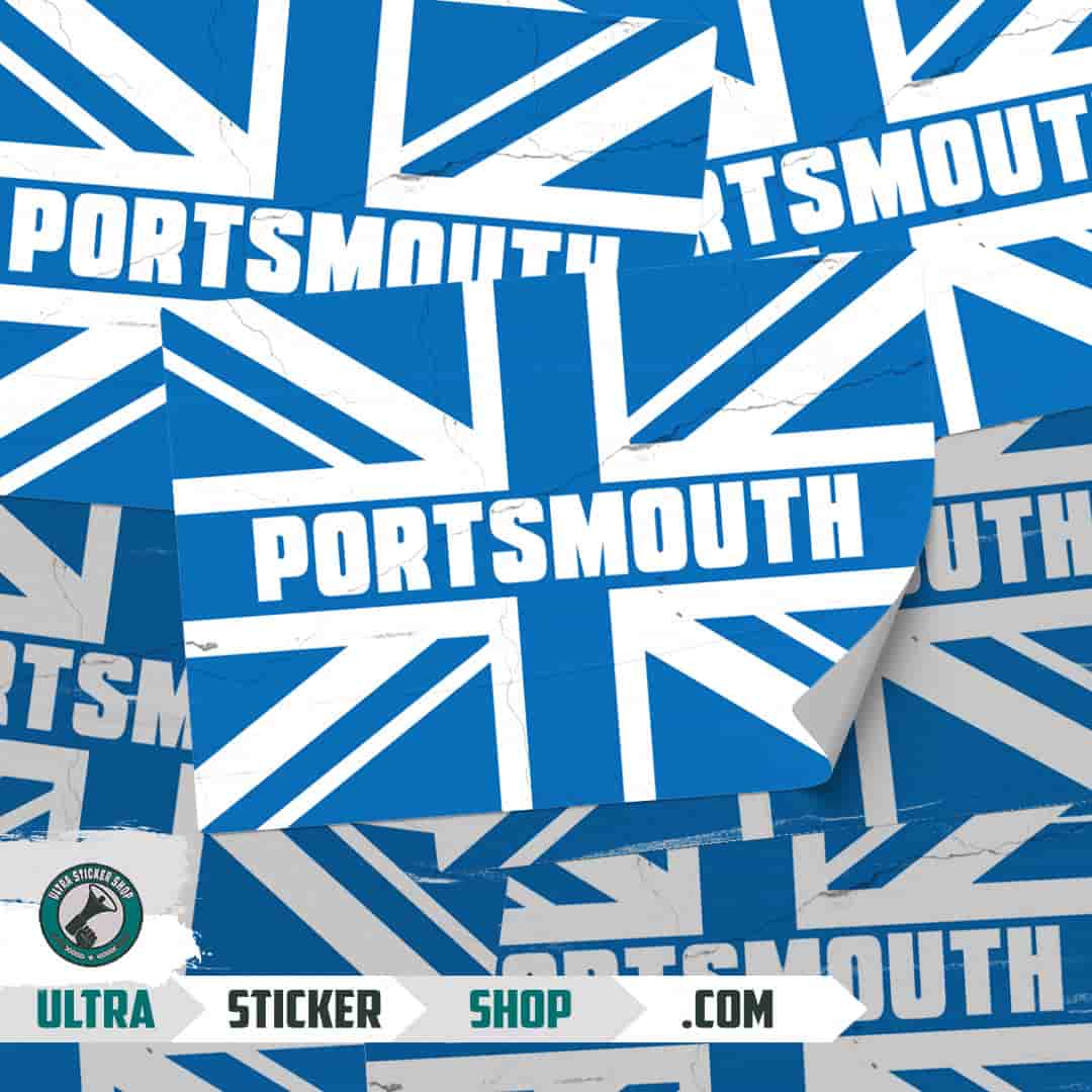 Portsmouth Union Jack Stickers