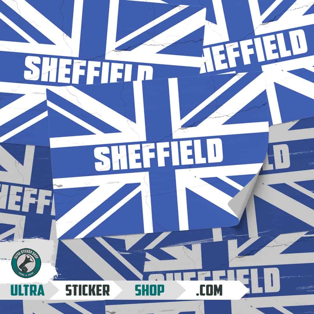 Sheffield Union Jack Stickers