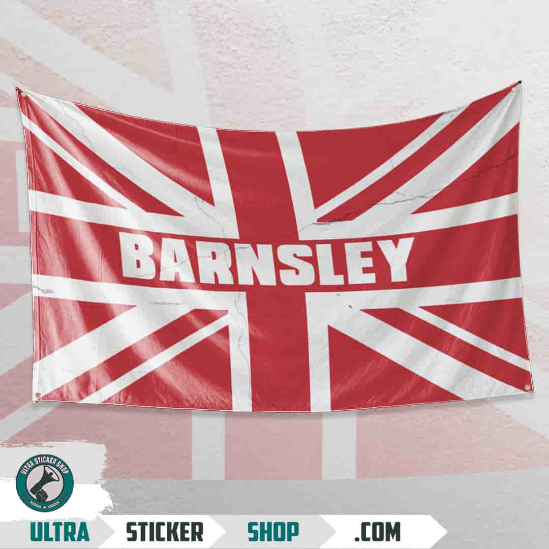 Barnsley Union Jack Flag