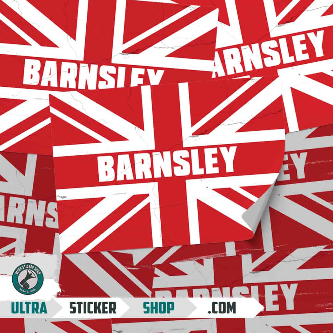 Barnsley Union Jack Stickers