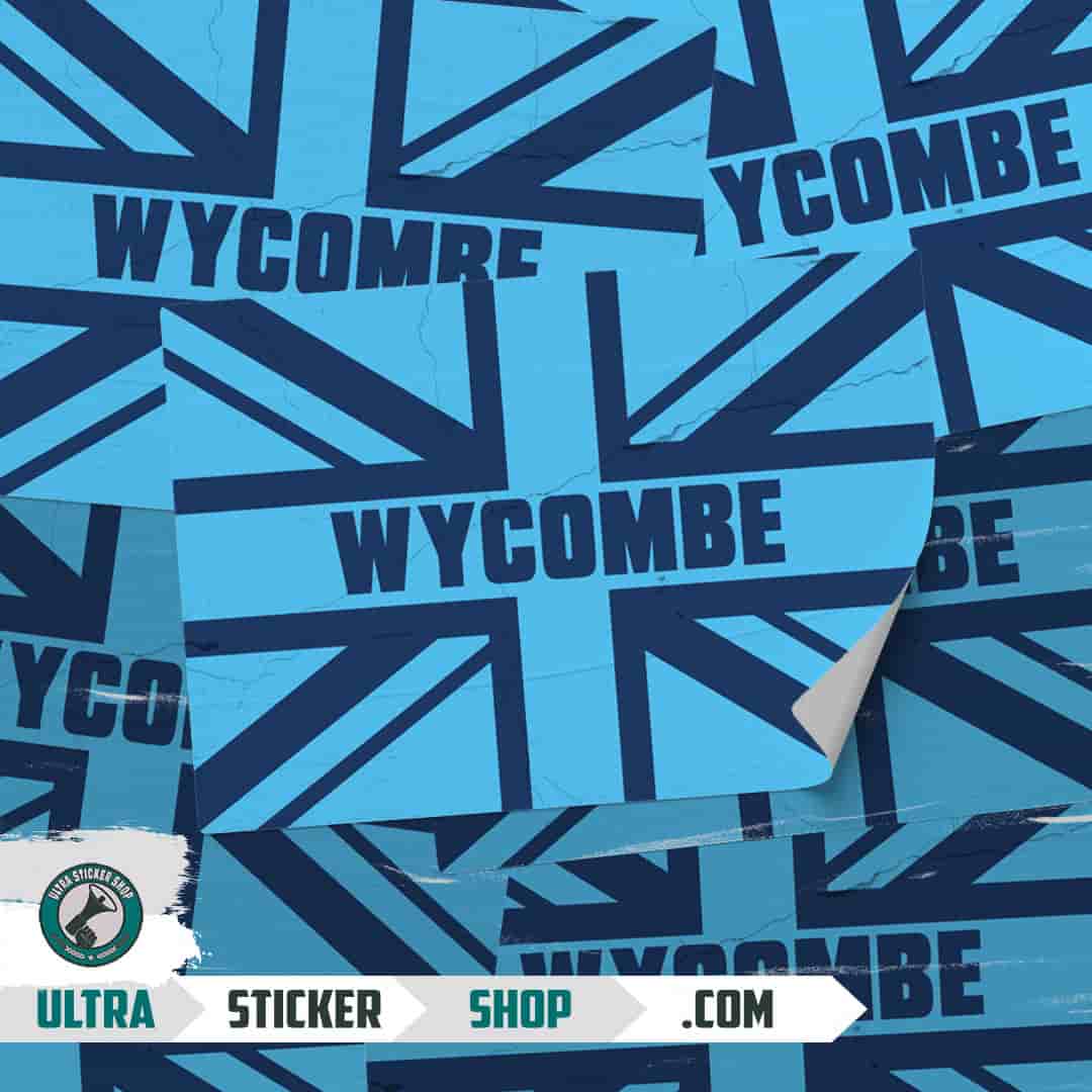 Wycombe Union Jack Stickers