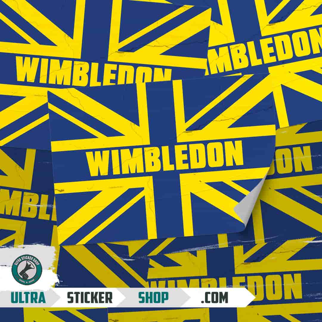 Wimbledon Union Jack Stickers