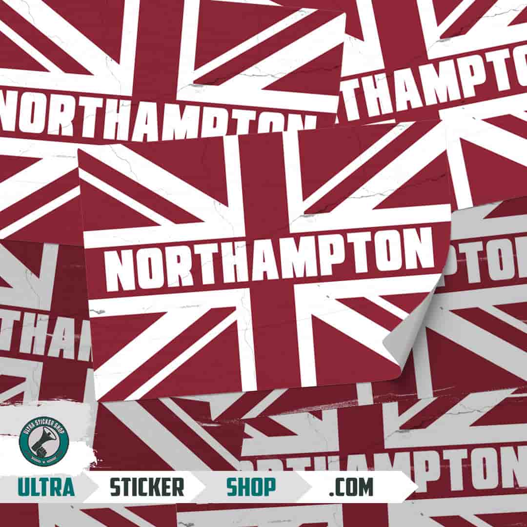 Northampton Union Jack Stickers
