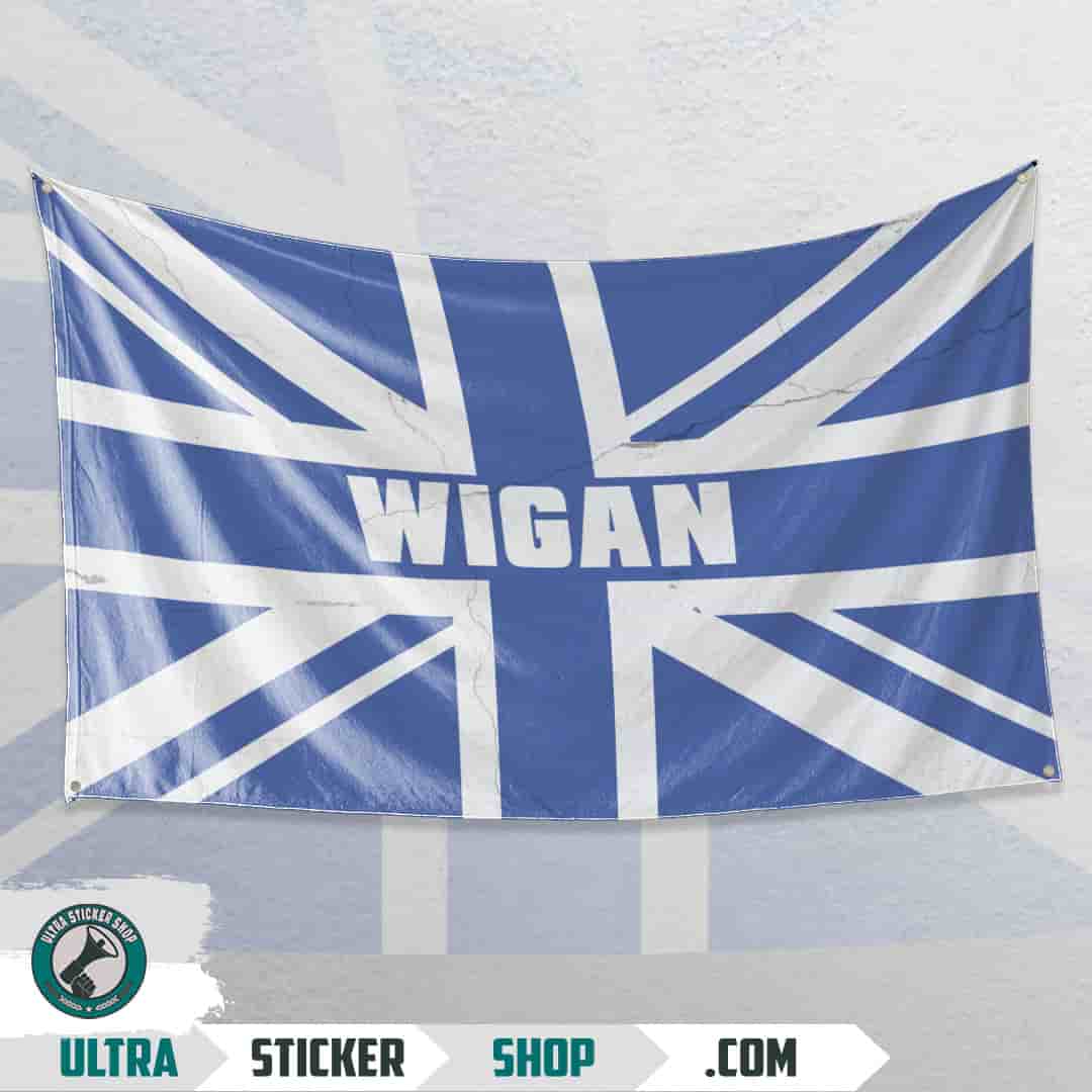 Wigan Union Jack Flag