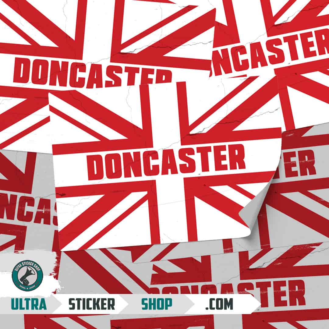 Doncaster Union Jack Stickers