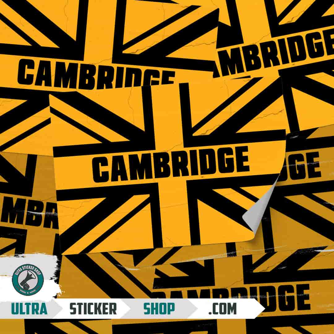 Cambridge Union Jack Stickers