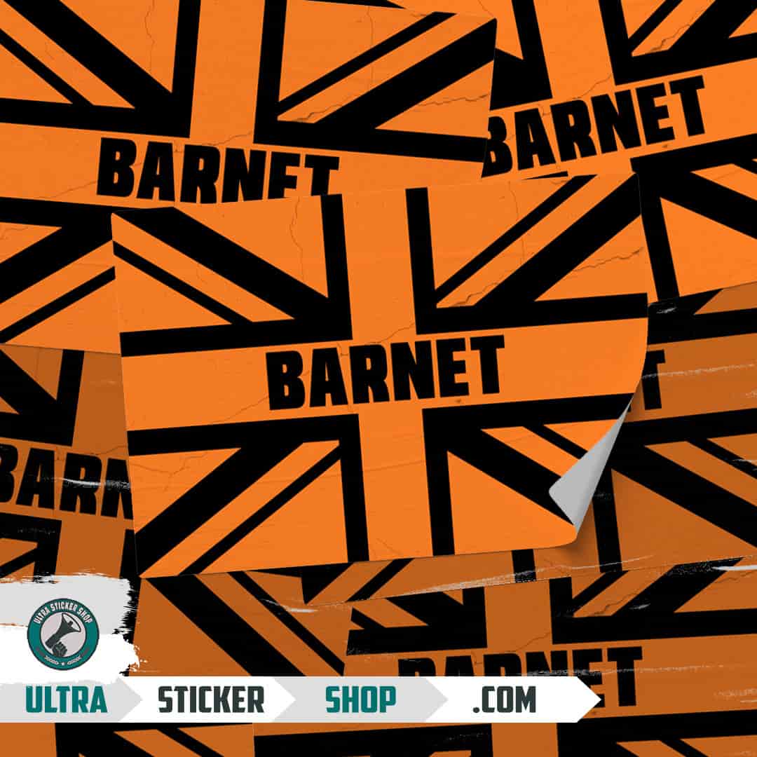 Barnet Union Jack Stickers