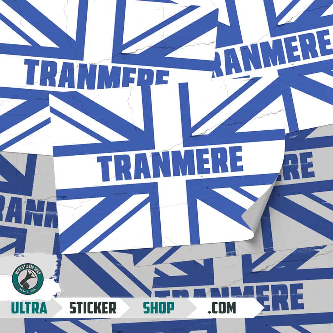 Tranmere Union Jack Stickers