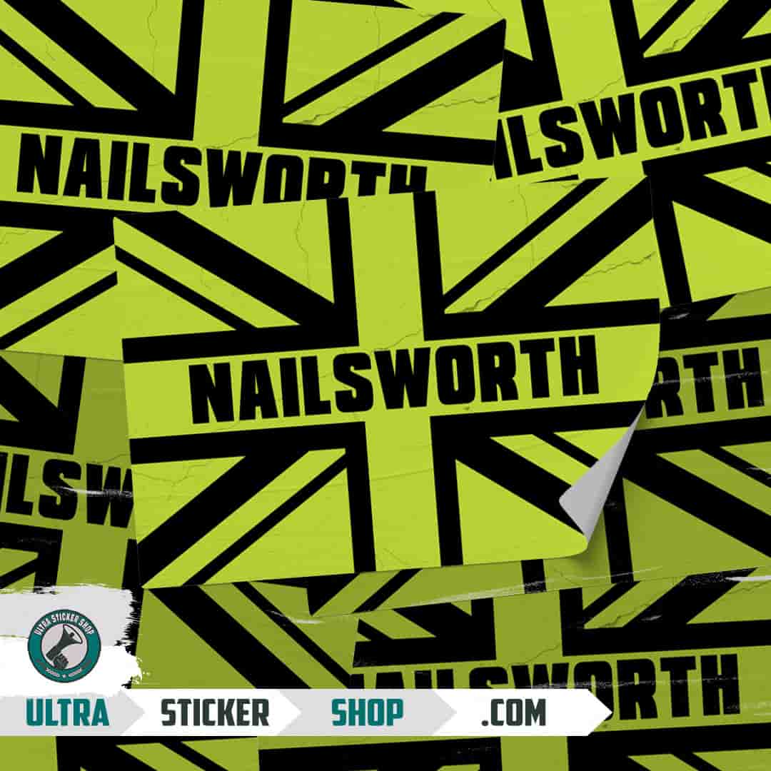 Nailsworth Union Jack Stickers