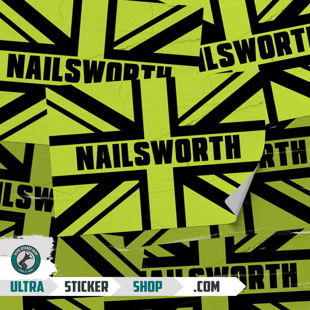 Nailsworth Union Jack Stickers