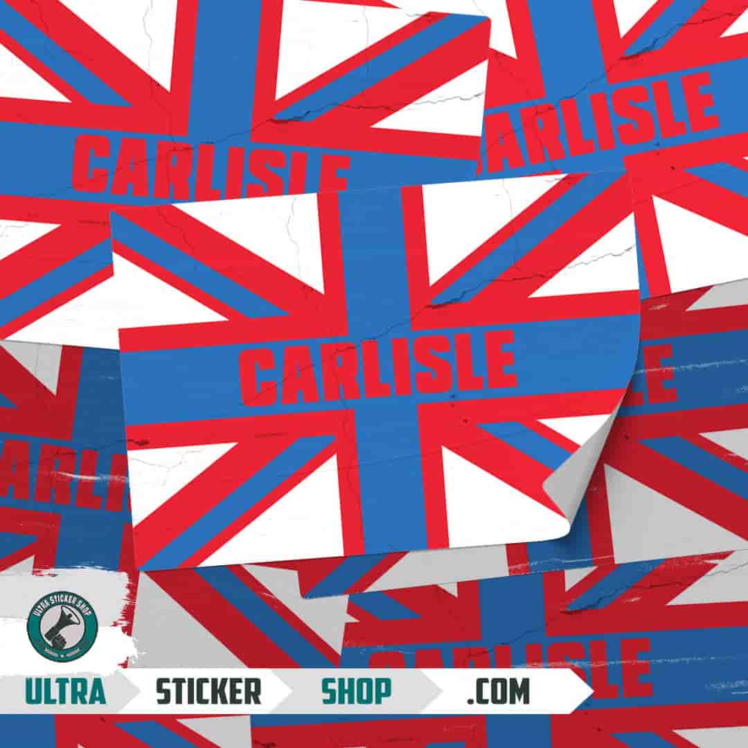 Carlisle Union Jack Stickers