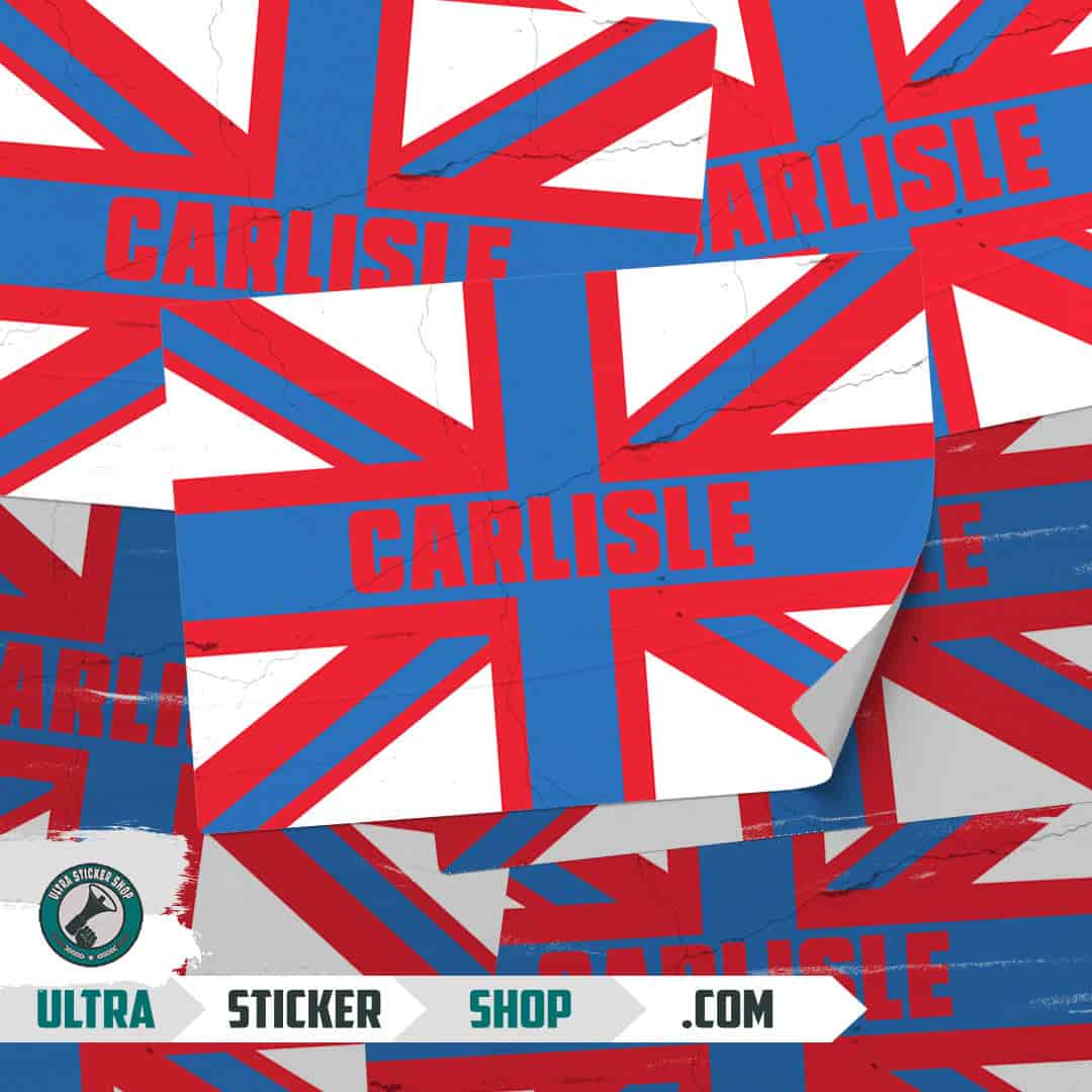 Carlisle Union Jack Stickers