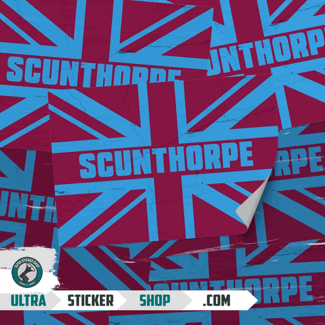 Scunthorpe Union Jack Stickers