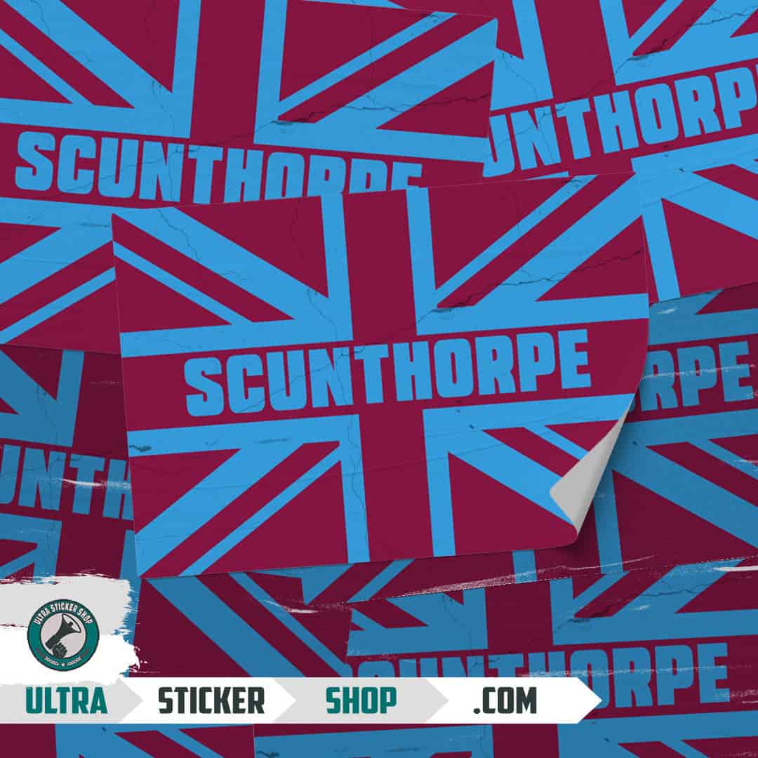 Scunthorpe Union Jack Stickers