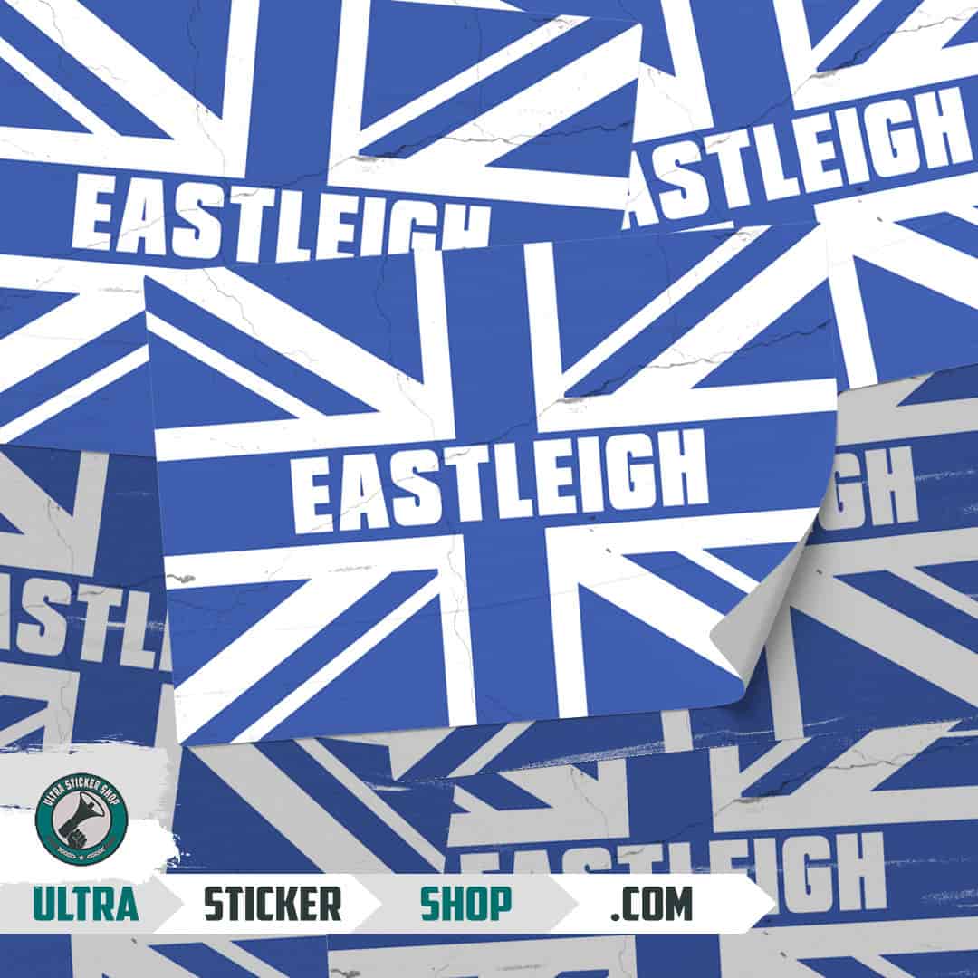 Eastleigh Union Jack Stickers