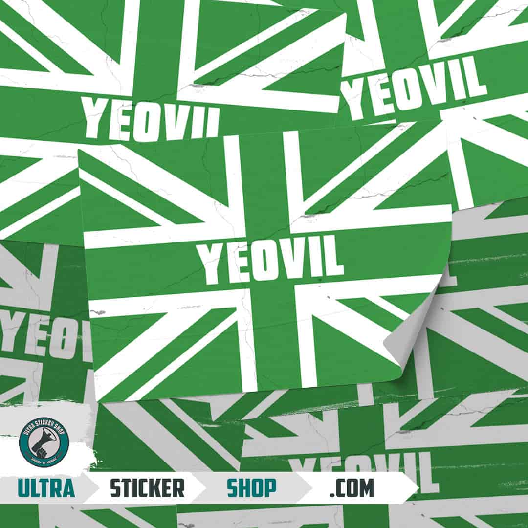 Yeovil Union Jack Stickers