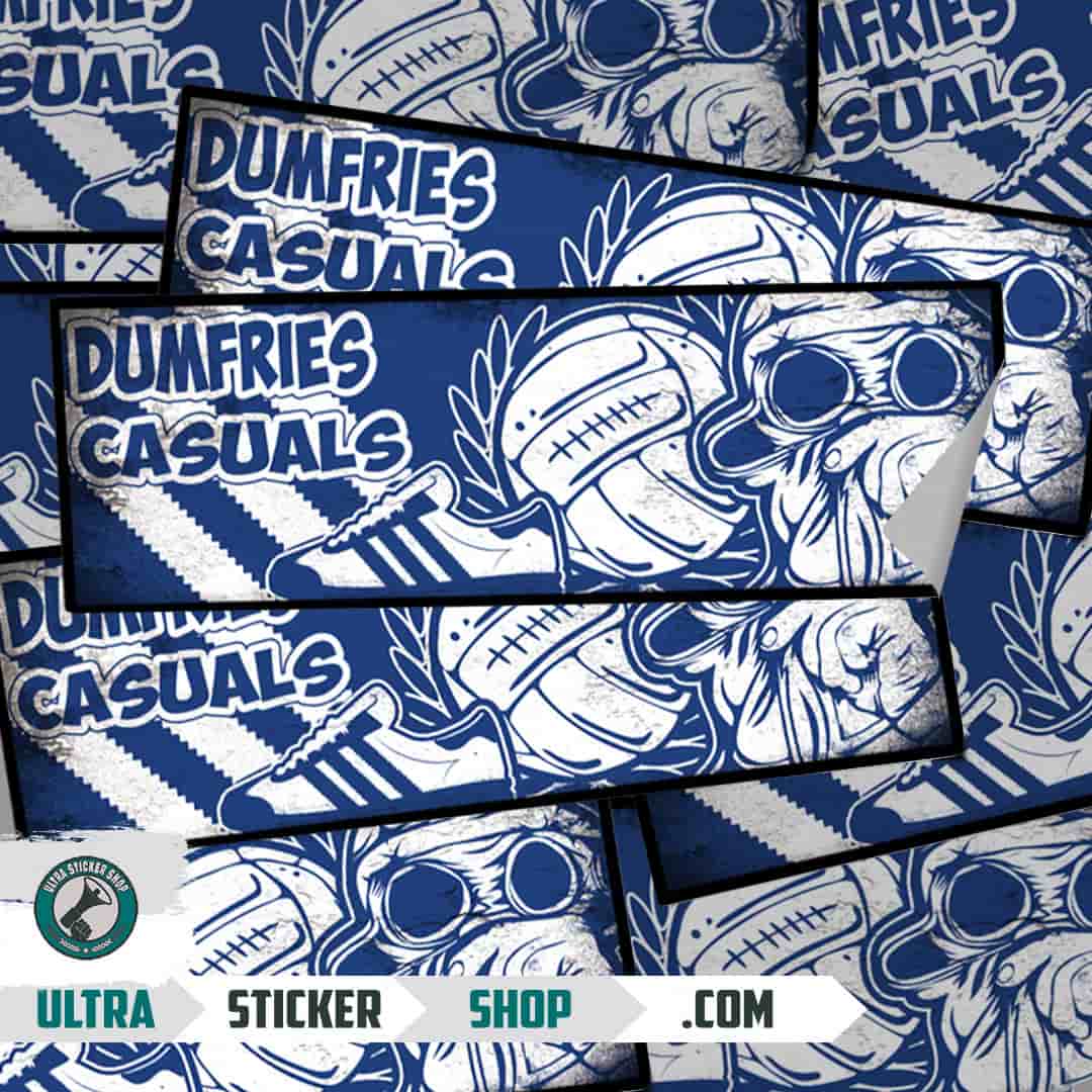 Dumfries casuals Stickers