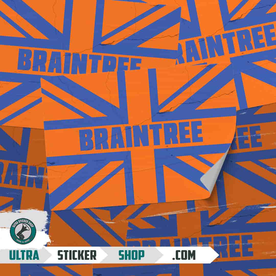 Braintree Union Jack Stickers