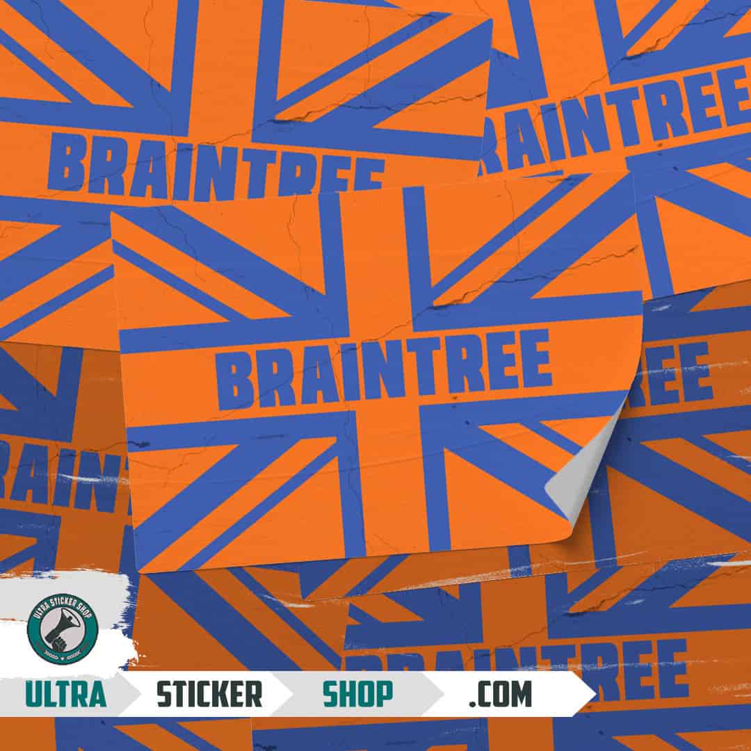 Braintree Union Jack Stickers