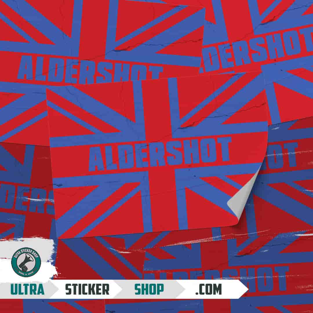 Aldershot Union Jack Stickers