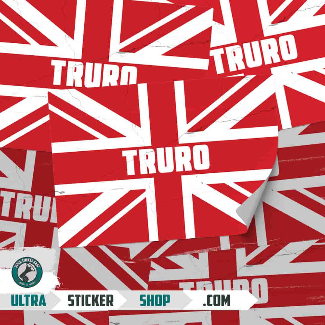 Truro Union Jack Stickers