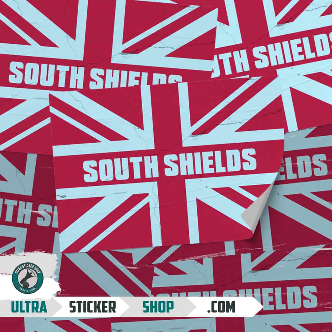 South Shields Union Jack Stickers