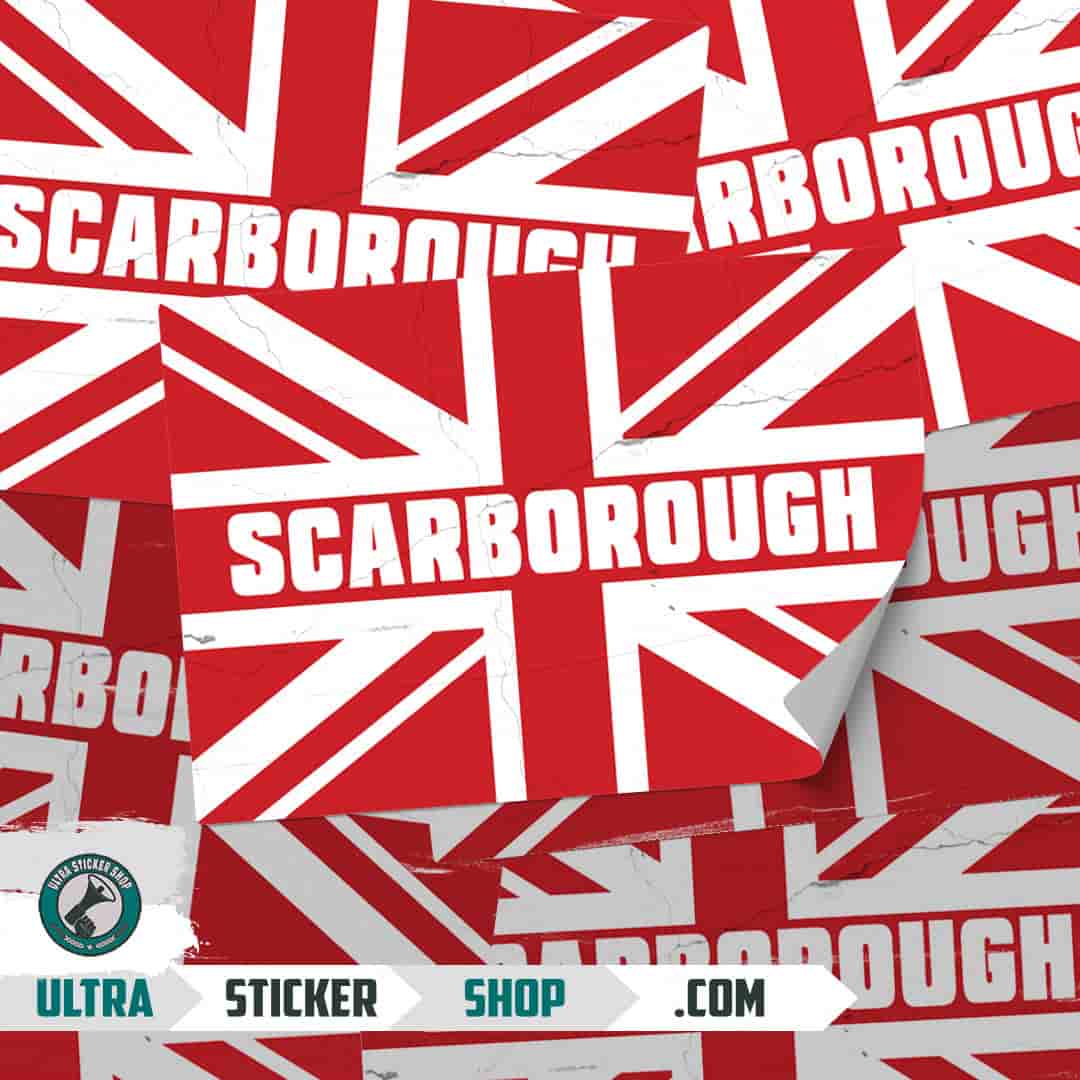 Scarborough Union Jack Stickers
