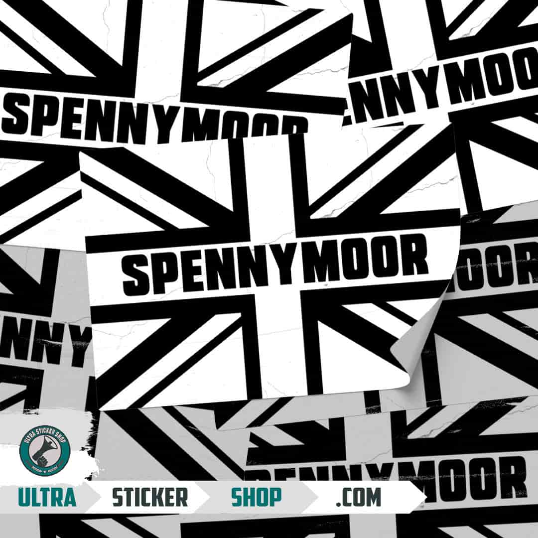 Spennymoor Union Jack Stickers