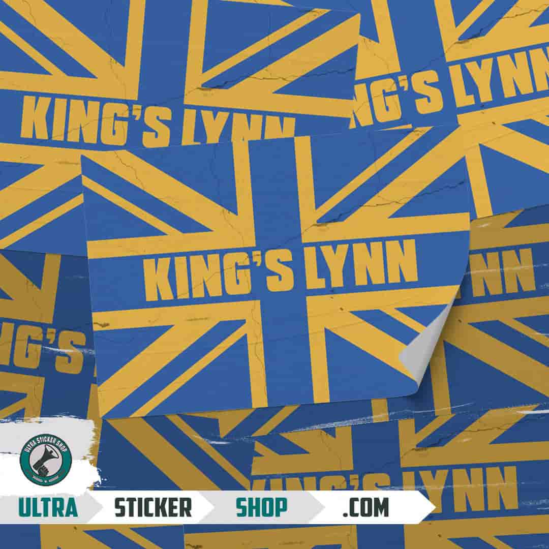 King's Lynn Union Jack Stickers
