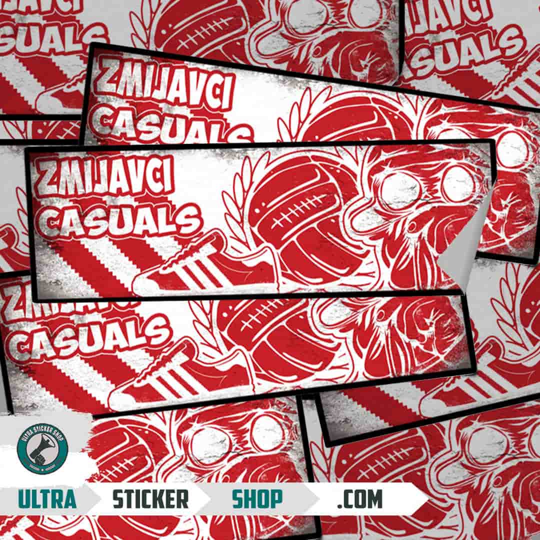 Zmijavci casuals Stickers