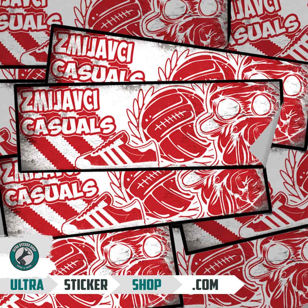 Zmijavci casuals Stickers