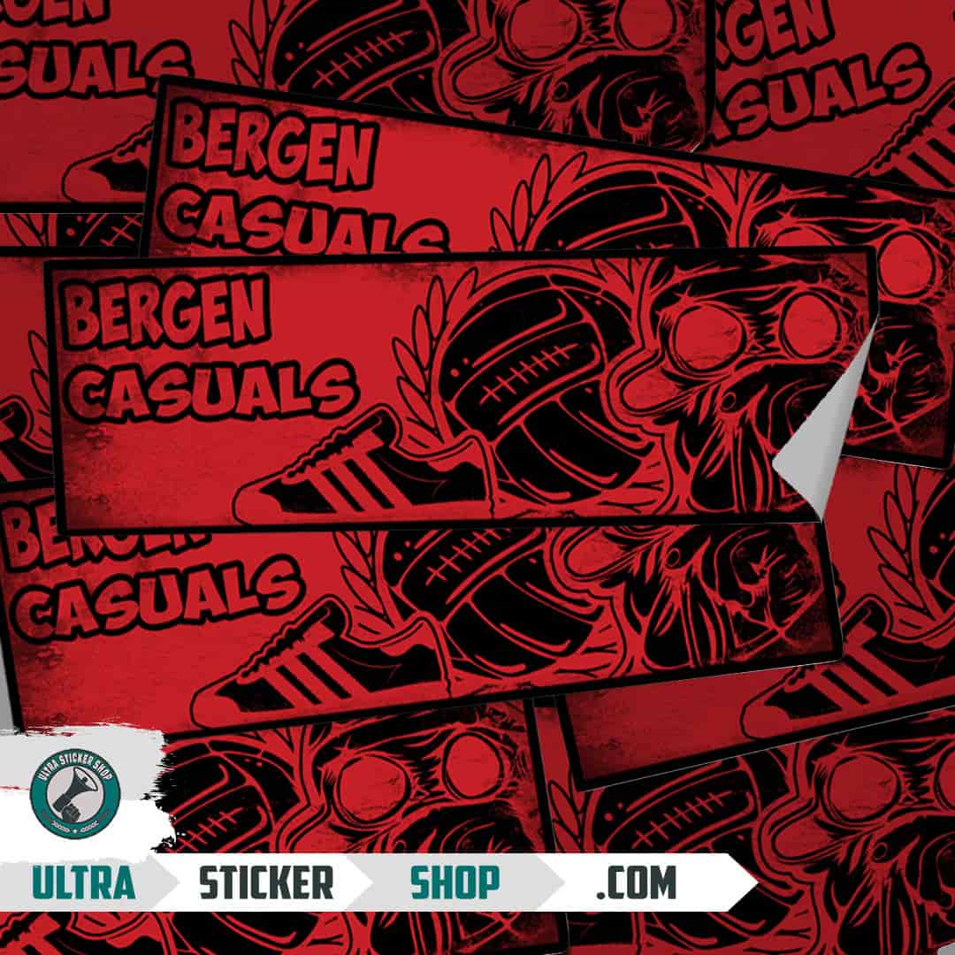 Bergen casuals Stickers