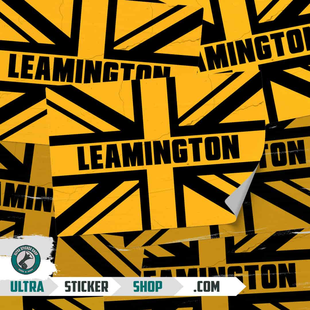 Leamington Union Jack Stickers