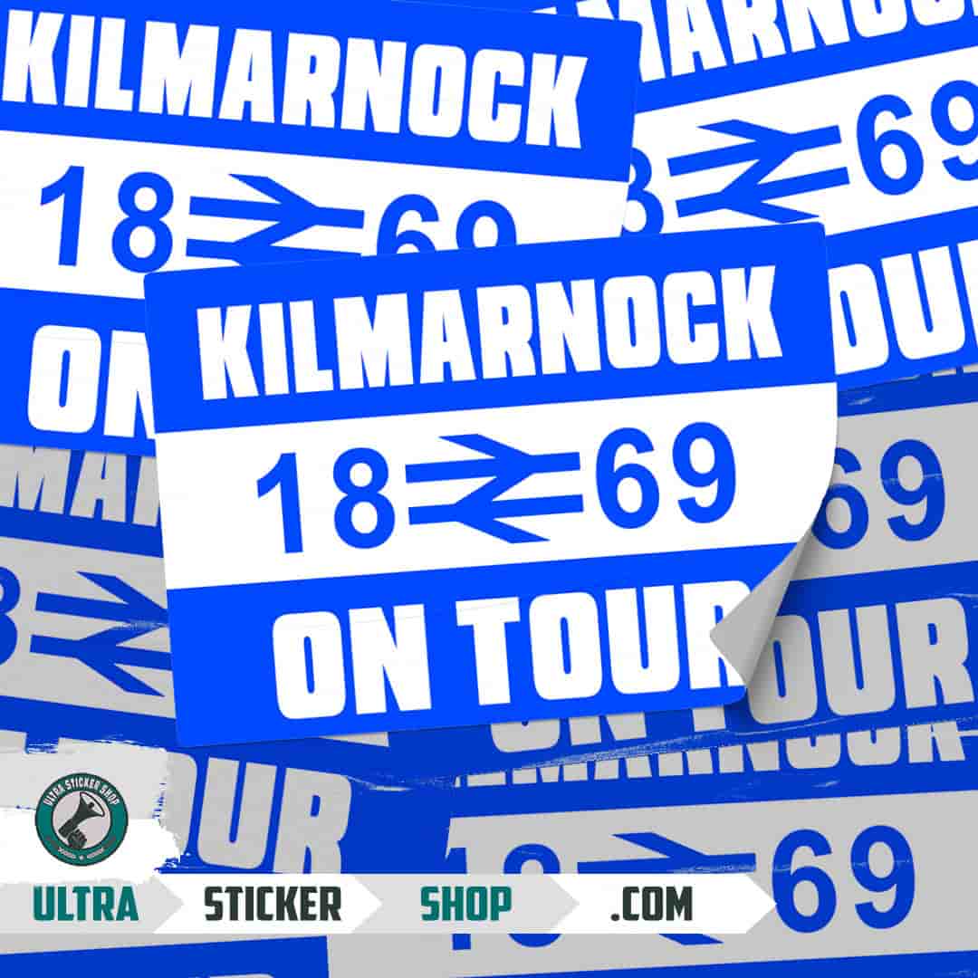 Kilmarnock 1869 on tour Stickers