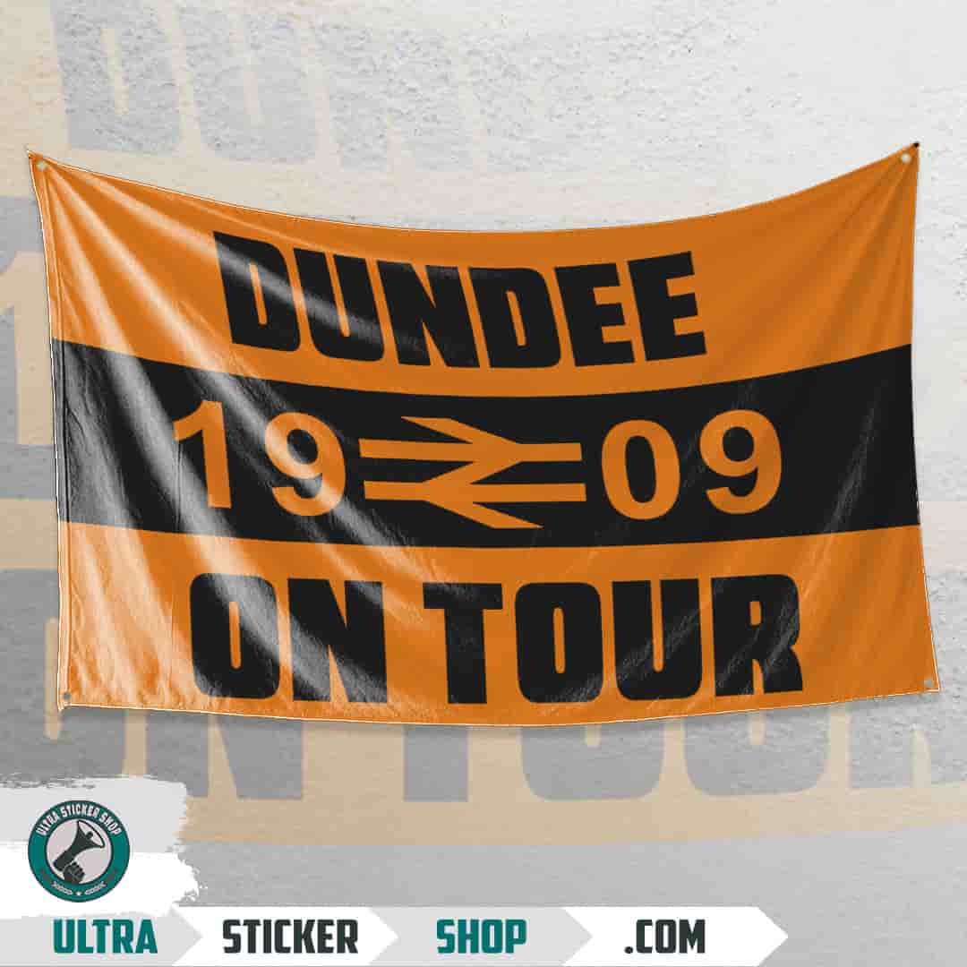 Dundee 1909 on tour Flag
