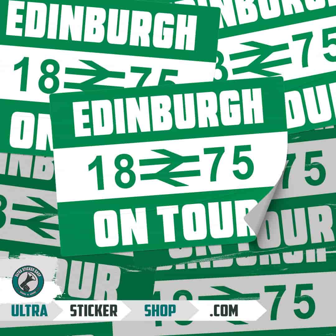 Edinburgh 1875 on tour Stickers