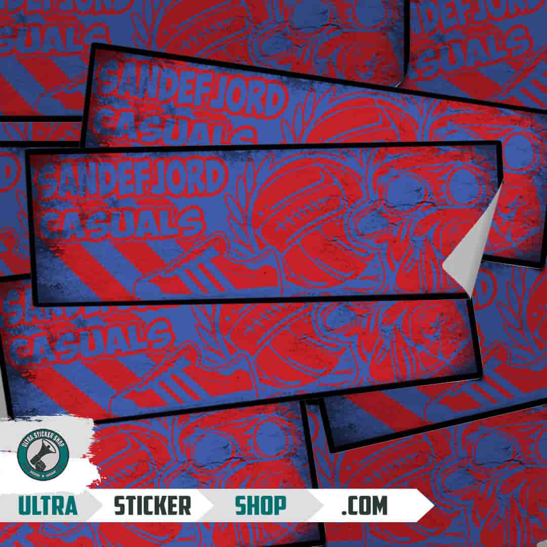 Sandefjord casuals Stickers