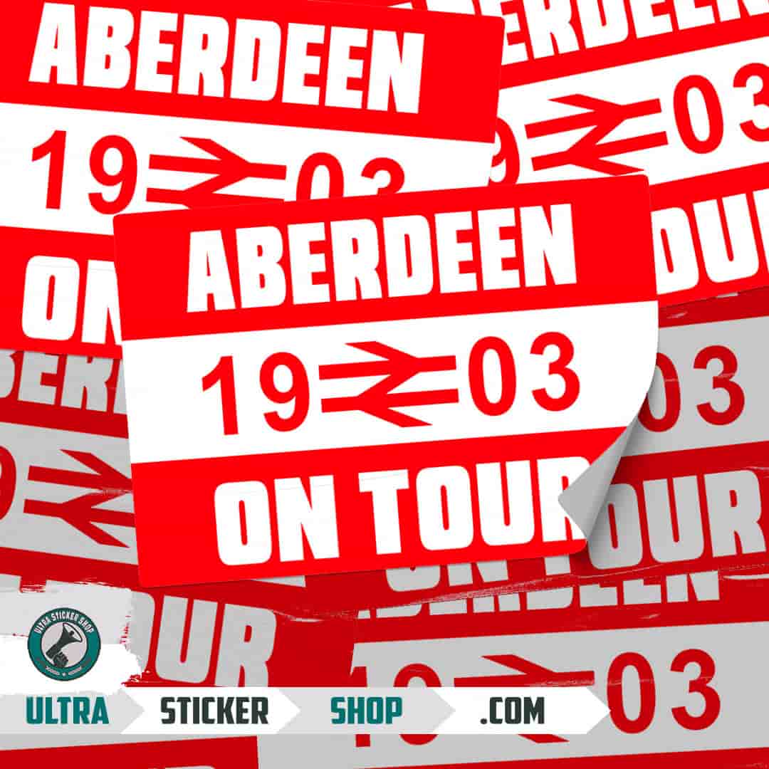 Aberdeen 1903 on tour Stickers