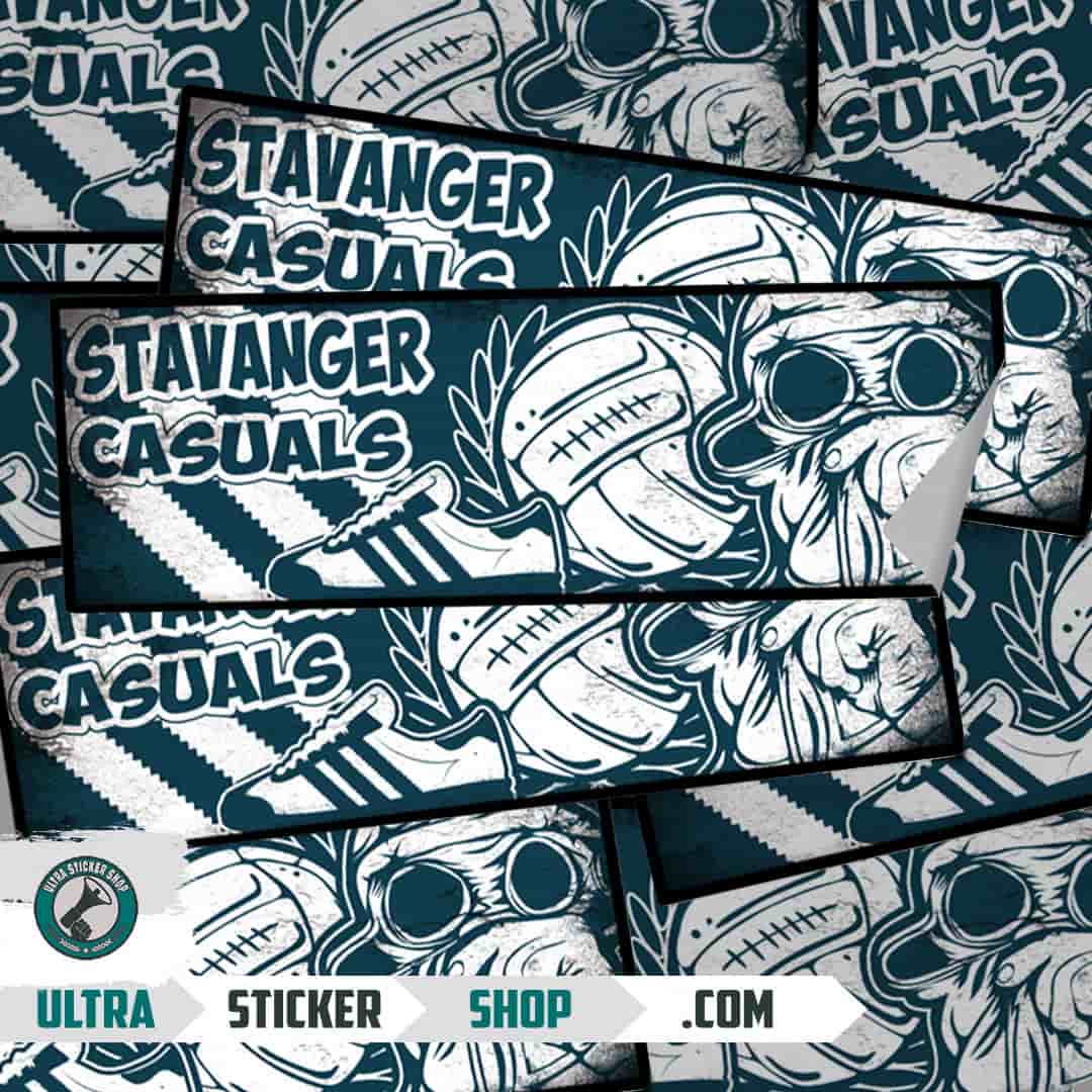 Stavanger casuals Stickers