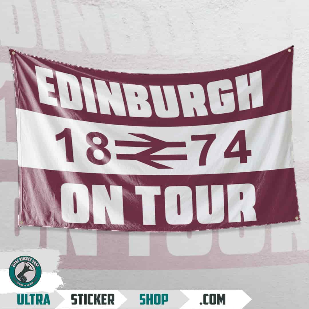 Edinburgh 1874 on tour Flag