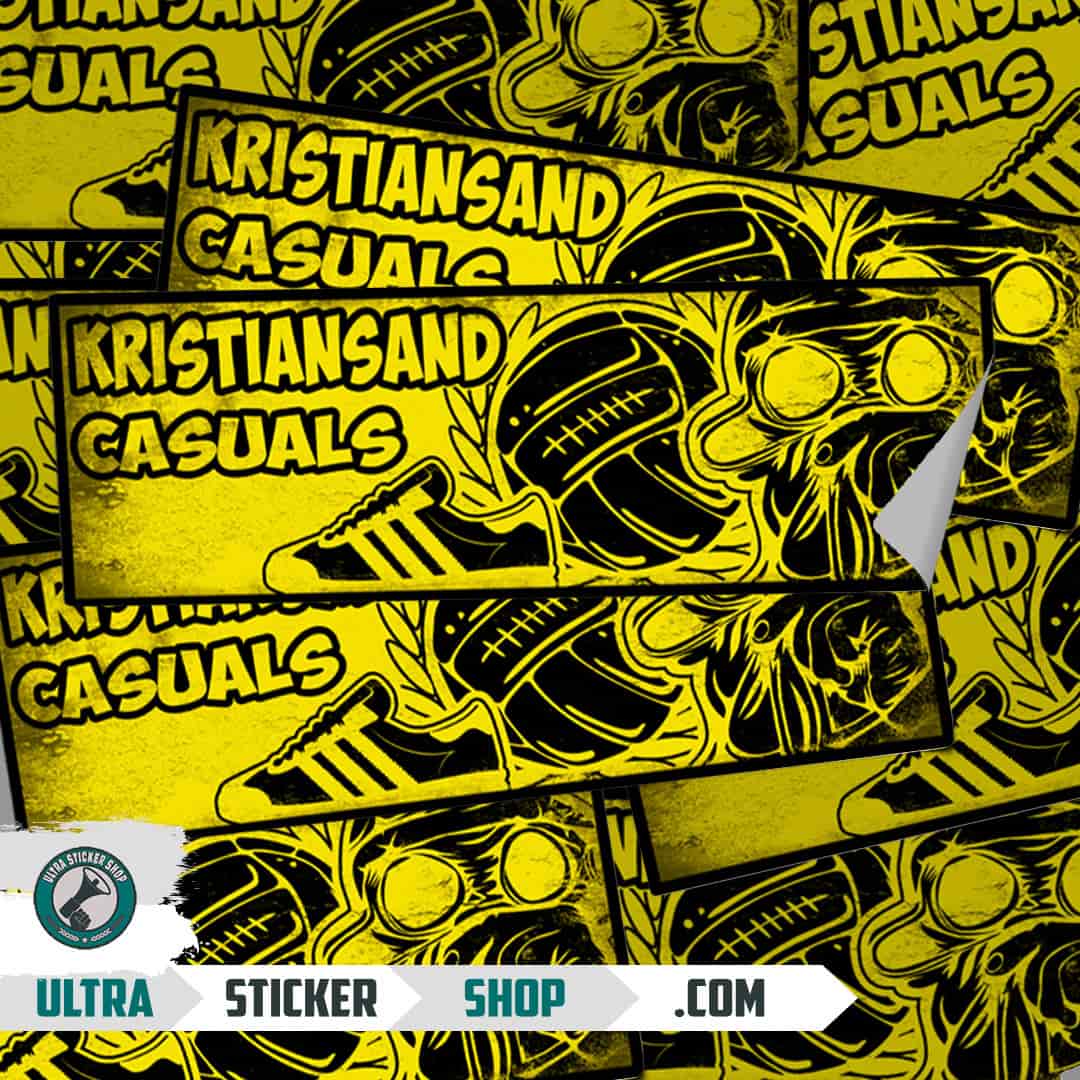 Kristiansand casuals Stickers